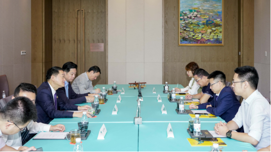 2019911161322406 省亿万先生mr官方网站集团党委书记、董事长任丁与腾讯“王者荣耀”CTO邓君、腾讯大成网总裁郑亮座谈交流