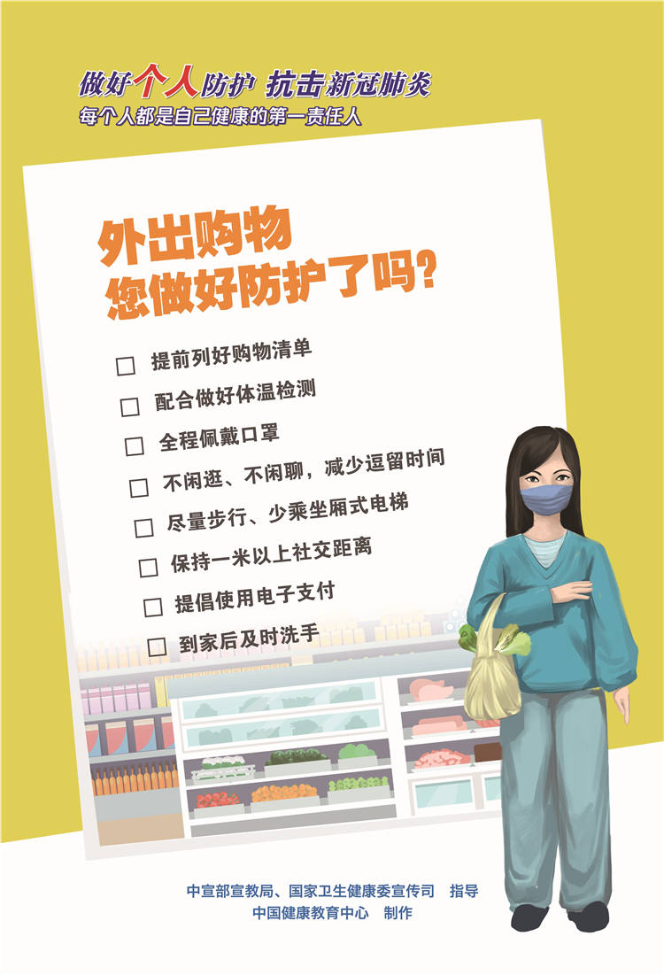 防护8 外出购物您做好防护了吗