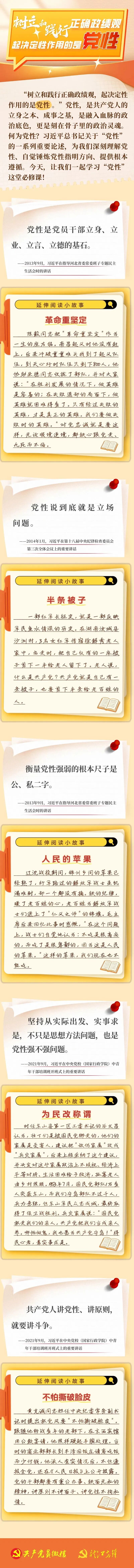 树立和践行正确政绩观，起决定性作用的是党性